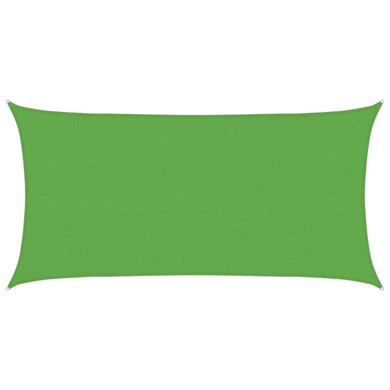 Solsätt Segel Ljusgrön 2 X 6 M Hdpe