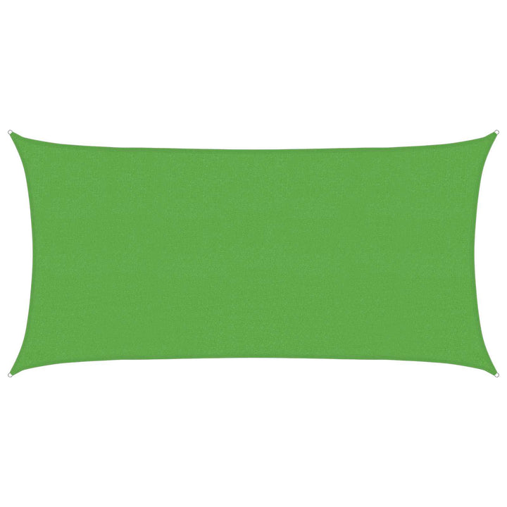 Solsätt Segel Ljusgrön 2,5 X 6 M Hdpe