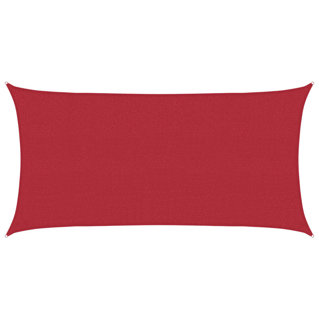 Solsätt Segel Röd 2,5 X 6 M Hdpe