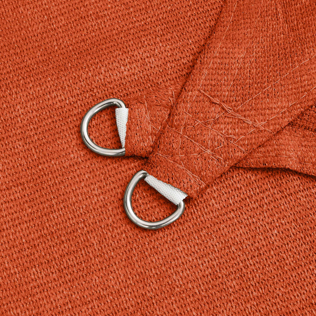 Solsätt Segel Orange 2 X 6 M Hdpe
