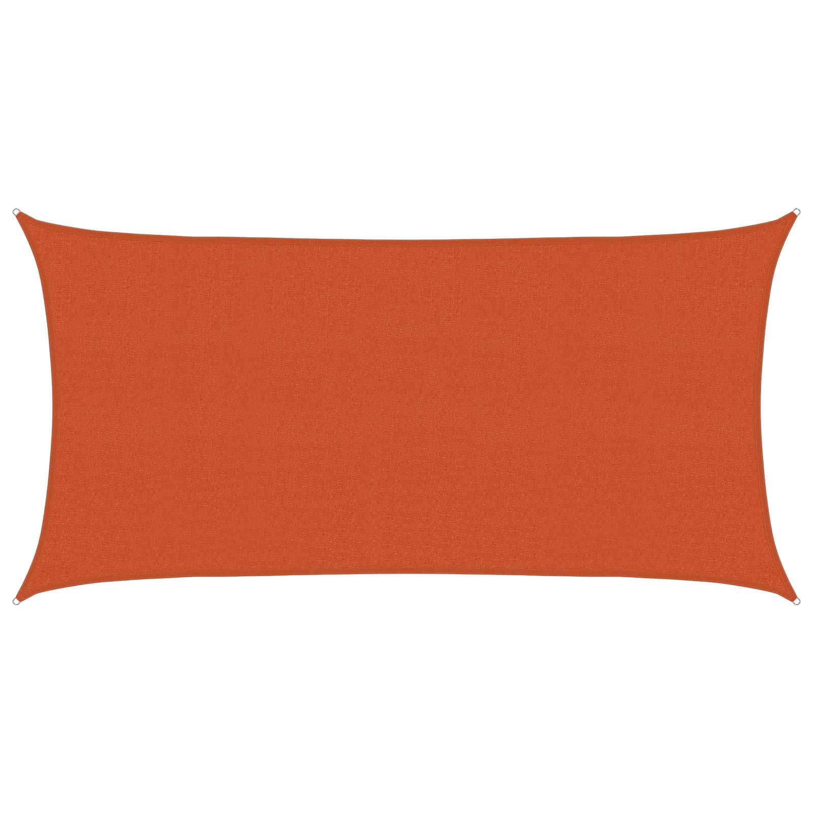 Solsätt Segel Orange 2 X 6 M Hdpe