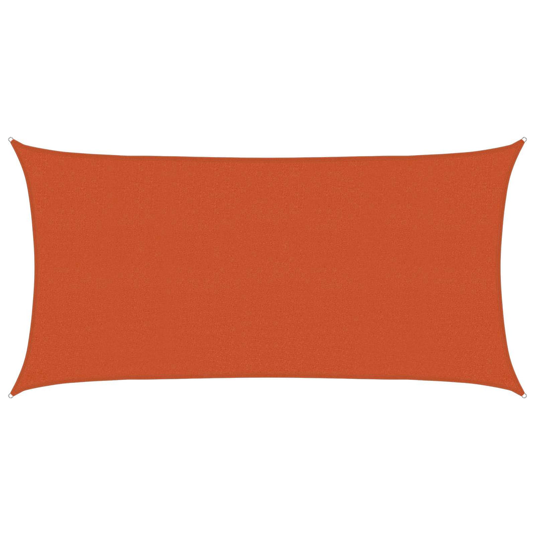 Solsätt Segel Orange 2,5 X 6 M Hdpe