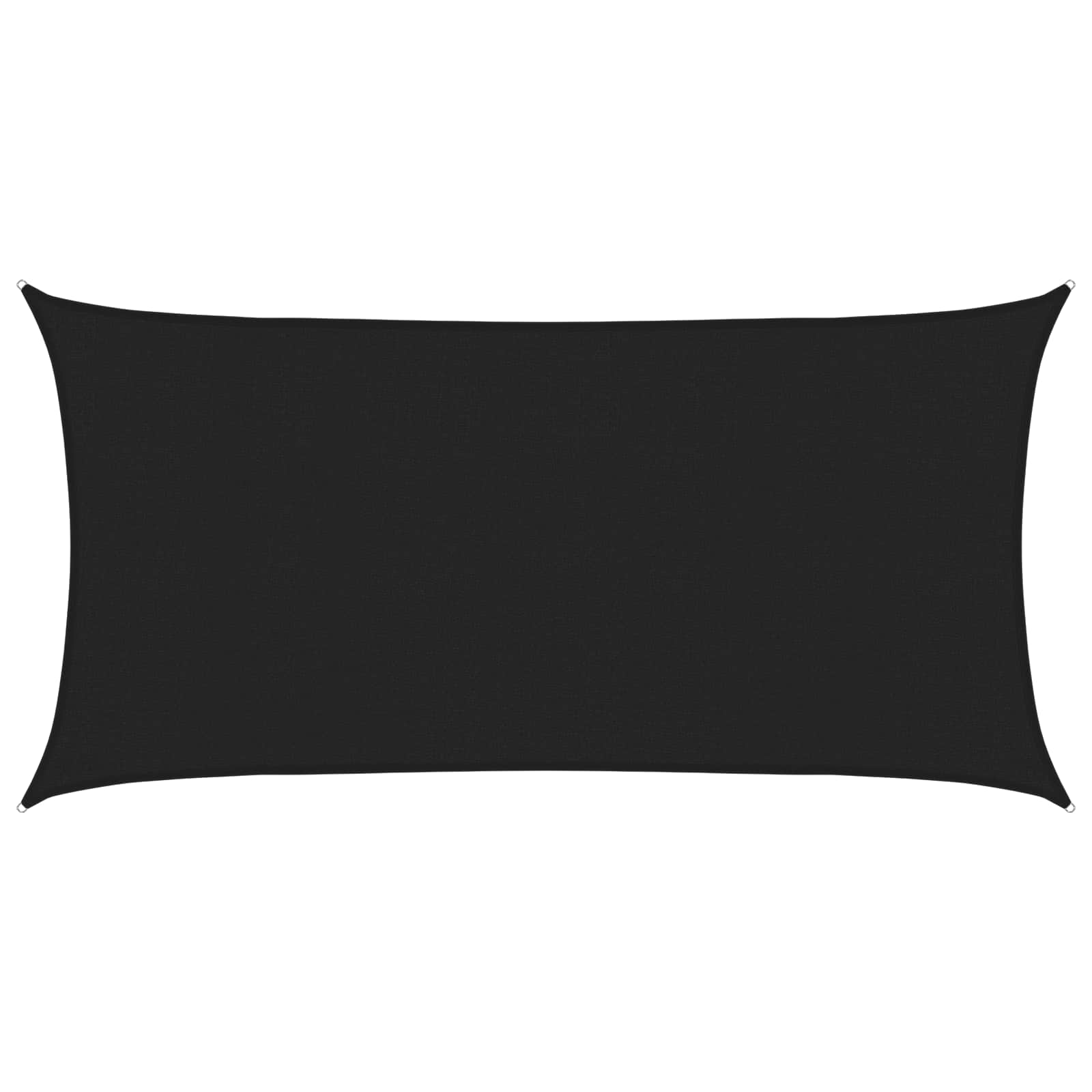Solsätt Segel Svart 2,5 X 6 M Hdpe