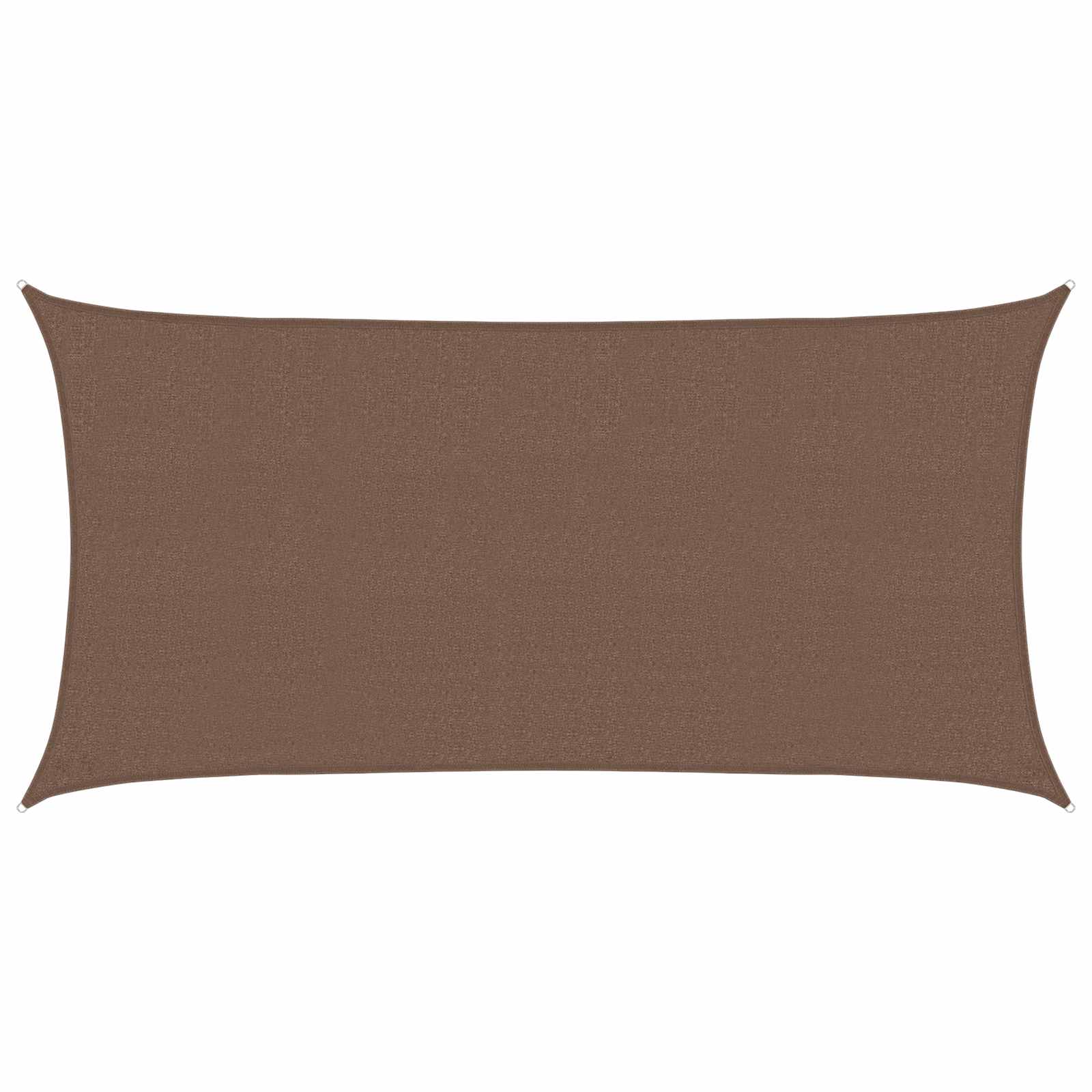 Solsätt Segel Brun 2 X 6 M Hdpe