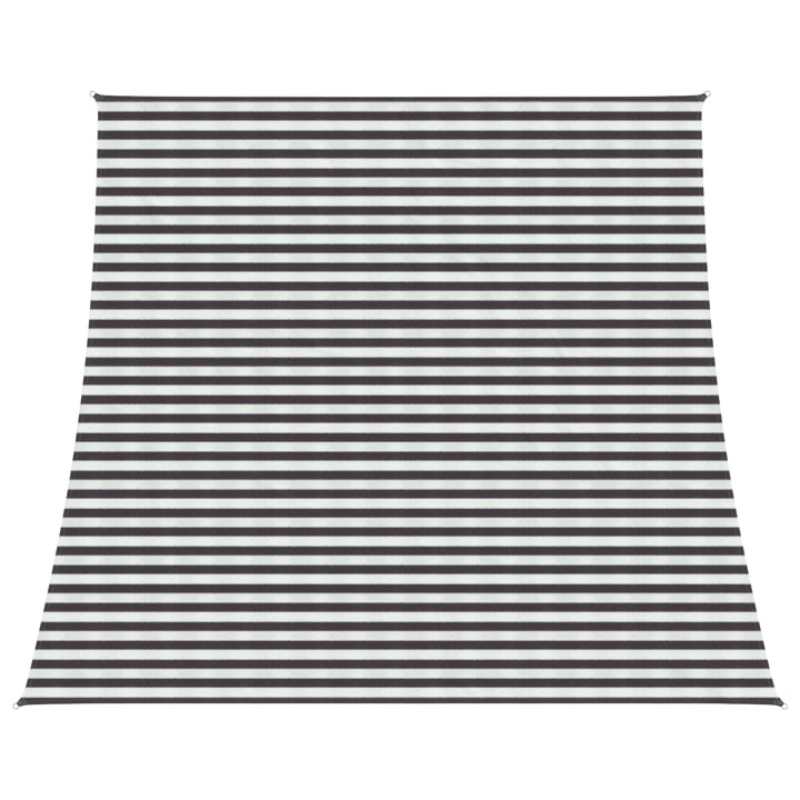 Solsätt Segel 4 / 5 X 4 M Hdpe Rektangulär Antracit Och Vitt