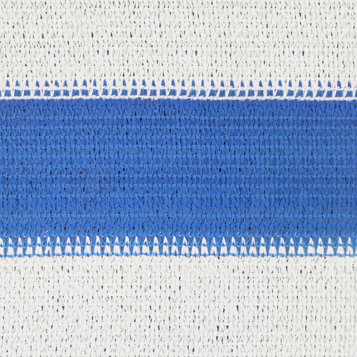 Solsätt Segel 2 X 3,5 M Hdpe Rektangulär Blå Och Vit
