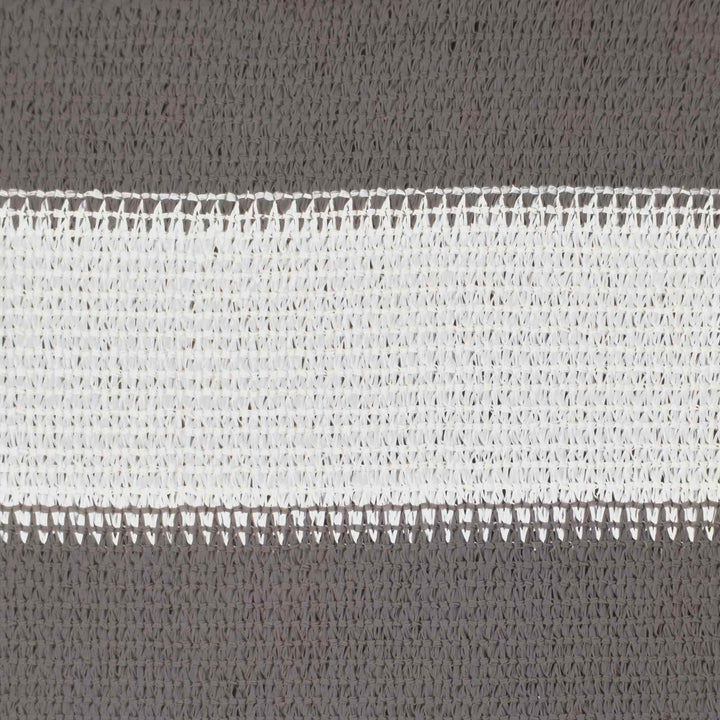 Solsätt Segel 2 X 4,5 M Hdpe Rektangulär Ljusgrå Och Vit.