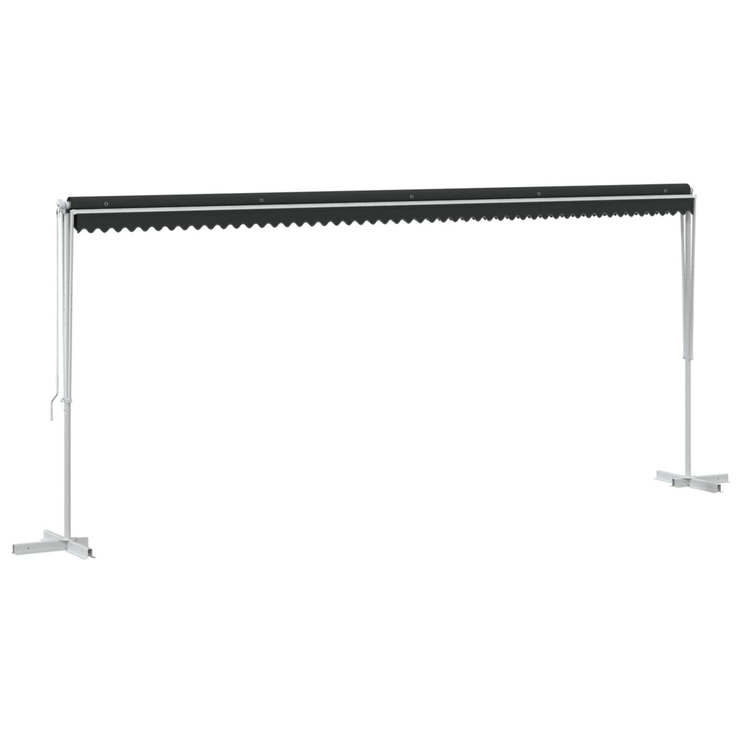 Fristående Markis 6 X 3 M Polyester Antracit