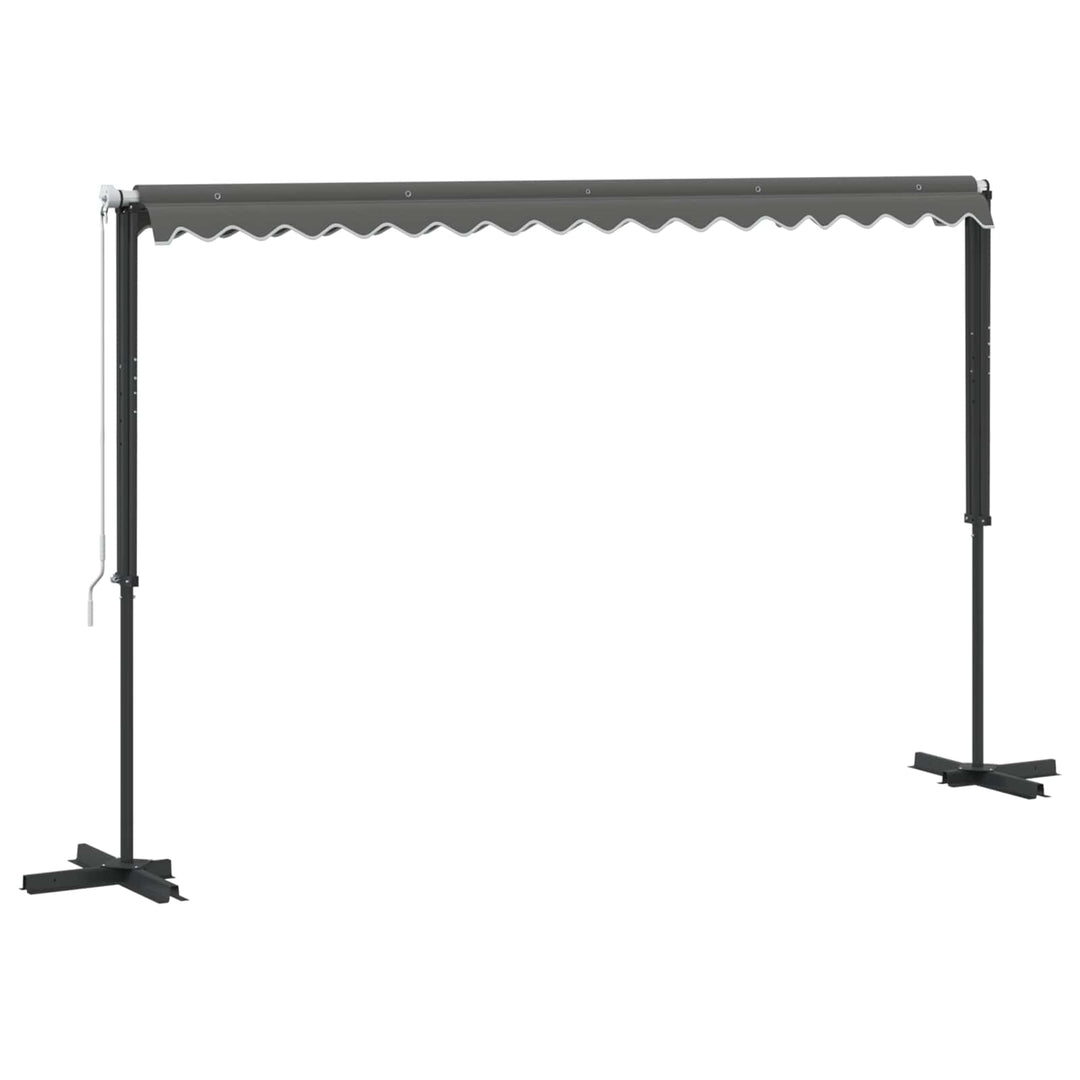 Fristående Markis Grå 4 × 3 M Polyester