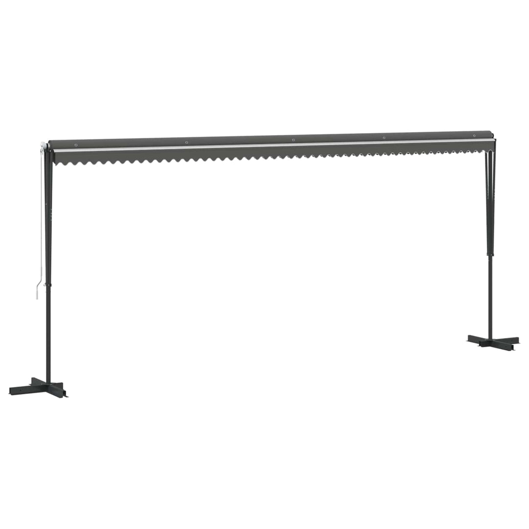 Fristående Markis 6 X 3 M Polyester Grå