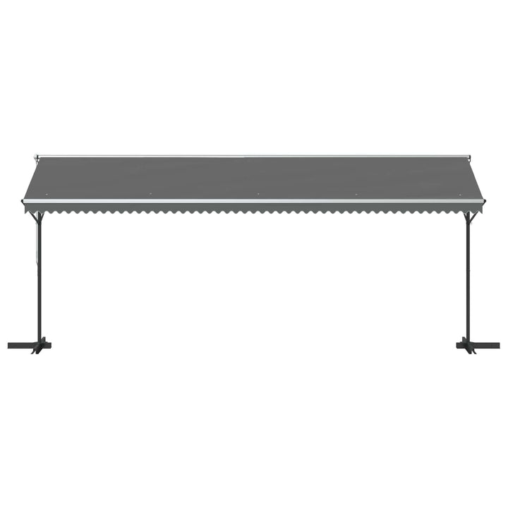 Fristående Markis 6 X 3 M Polyester Grå