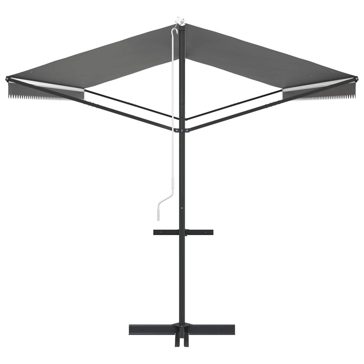 Fristående Markis 6 X 3 M Polyester Grå