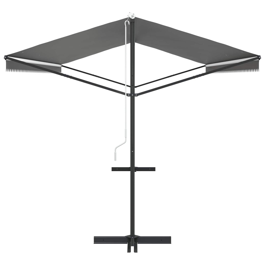 Fristående Markis 6 X 3 M Polyester Grå