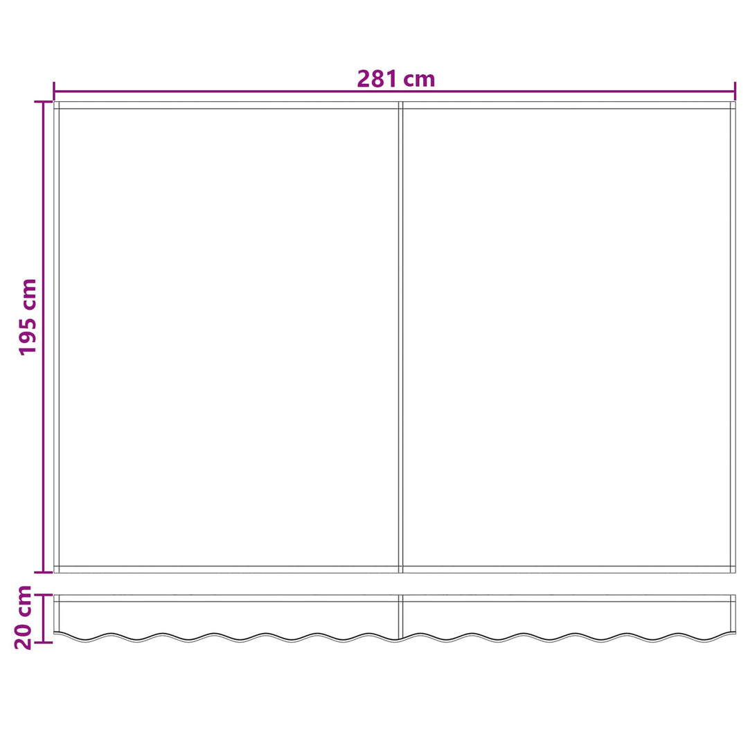 Utdragbar Markis Taupe 3 X 2 M Polyester Och Metall