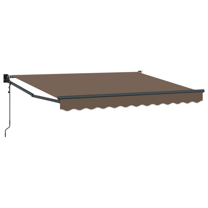Utdragbar Markis Taupe 3 X 2,5 M Polyester Och Metall