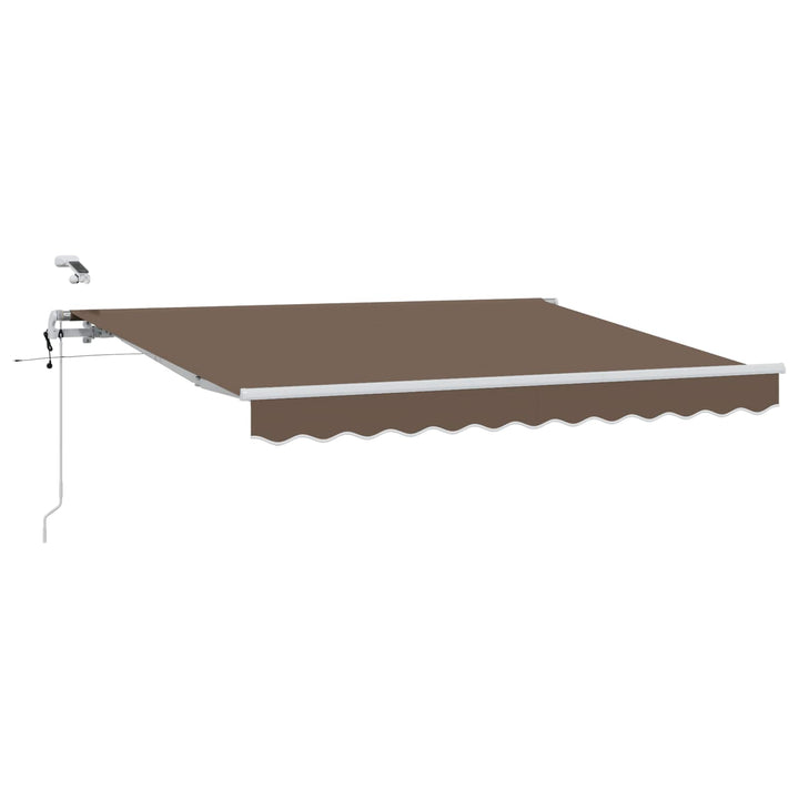 Utdragbar Markis Taupe 350 X 250 Cm Polyester