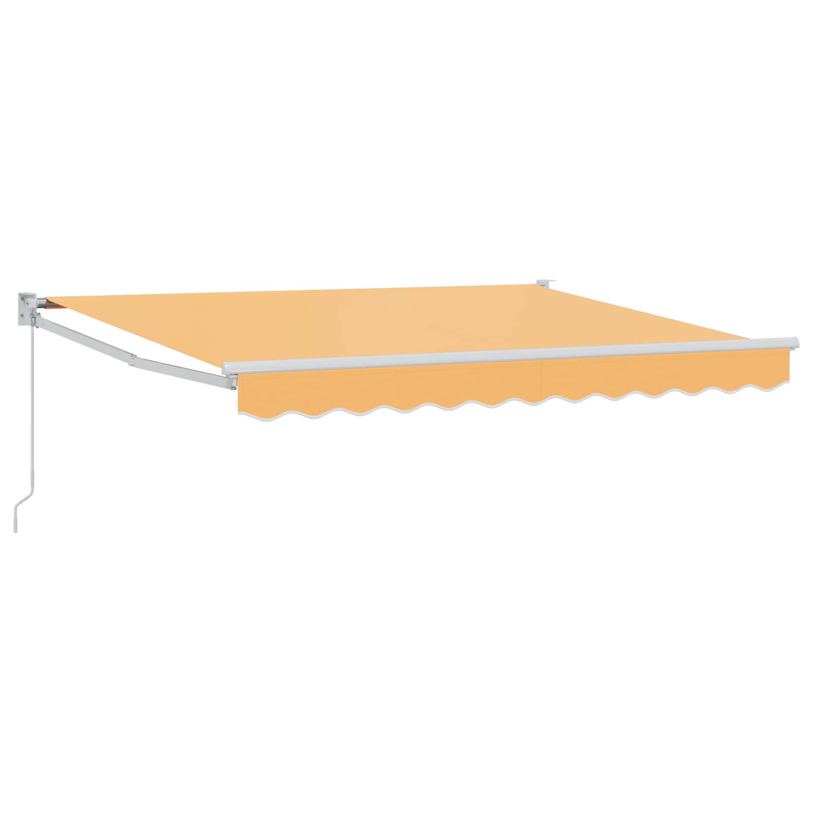 Utdragbar Markis Sand 3,5 X 2,5 M 100% Polyester Och Aluminium