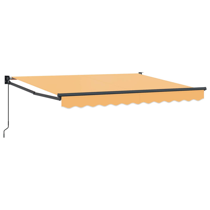 Utdragbar Markis Sand 4,5 × 3 M 100% Polyester Och Aluminium