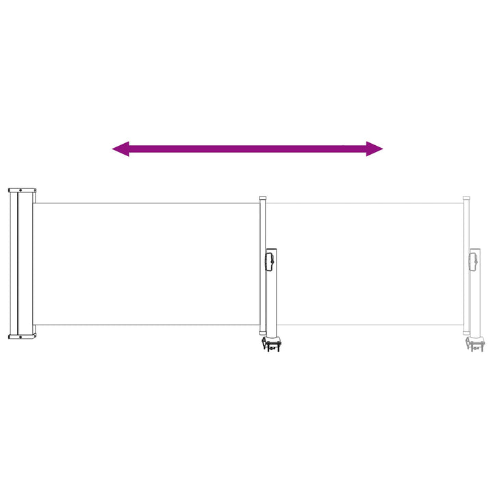 Sido Markis 60 X 300 Cm Rektangulär Vit