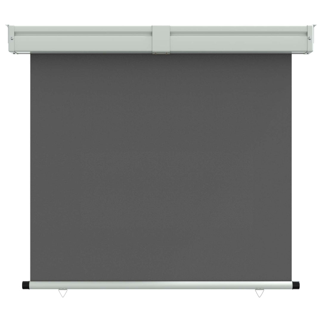 Balkongsidomarkis 80 X 250 Cm 100% Polyester, Järn, Stål