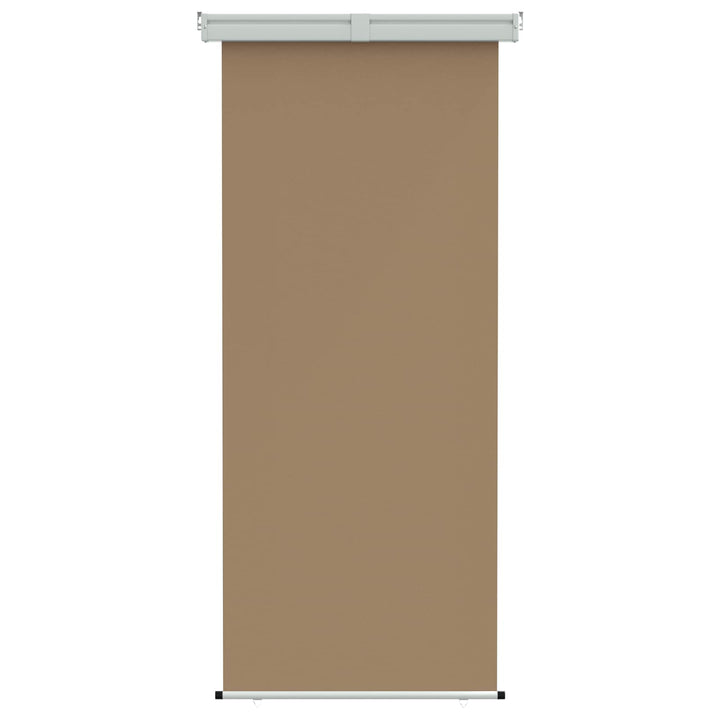 Balkongsidomarkis 100 X 250 Cm 100% Polyester, Järn, Stål Taupe