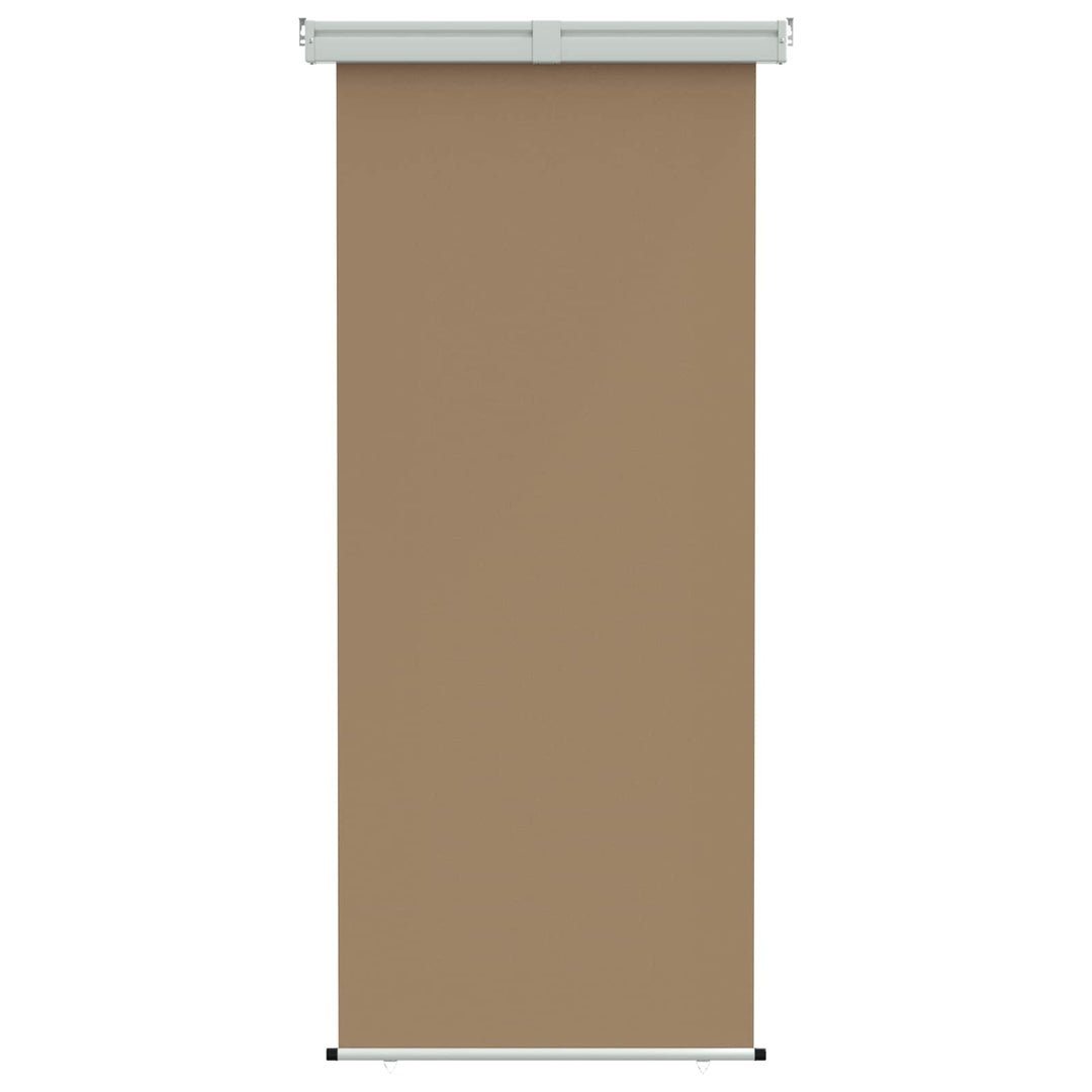Balkongsidomarkis 100 X 250 Cm 100% Polyester, Järn, Stål Taupe