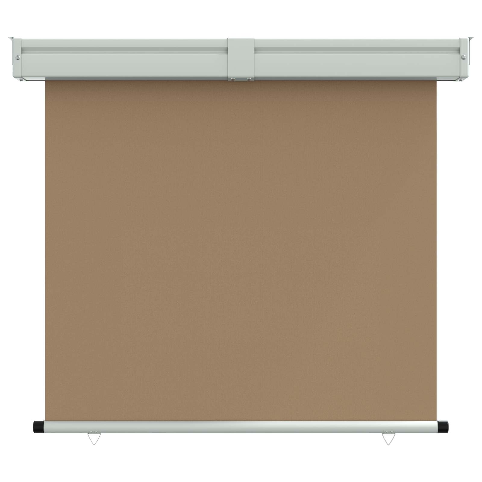 Balkongsidomarkis 100 X 250 Cm 100% Polyester, Järn, Stål Taupe