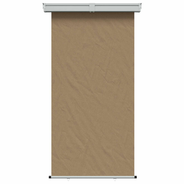 Balkongsidomarkis 117 X 250 Cm 100% Polyester, Järn, Stål Taupe
