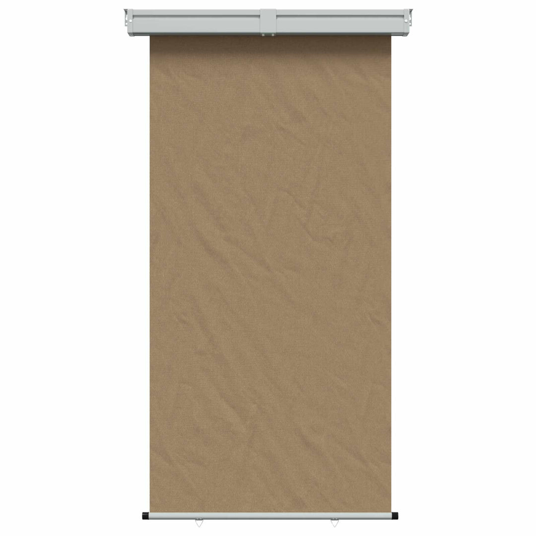 Balkongsidomarkis 140 X 250 Cm 100% Polyester, Järn, Stål Taupe