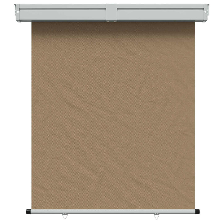 Balkongsidomarkis 140 X 250 Cm 100% Polyester, Järn, Stål Taupe