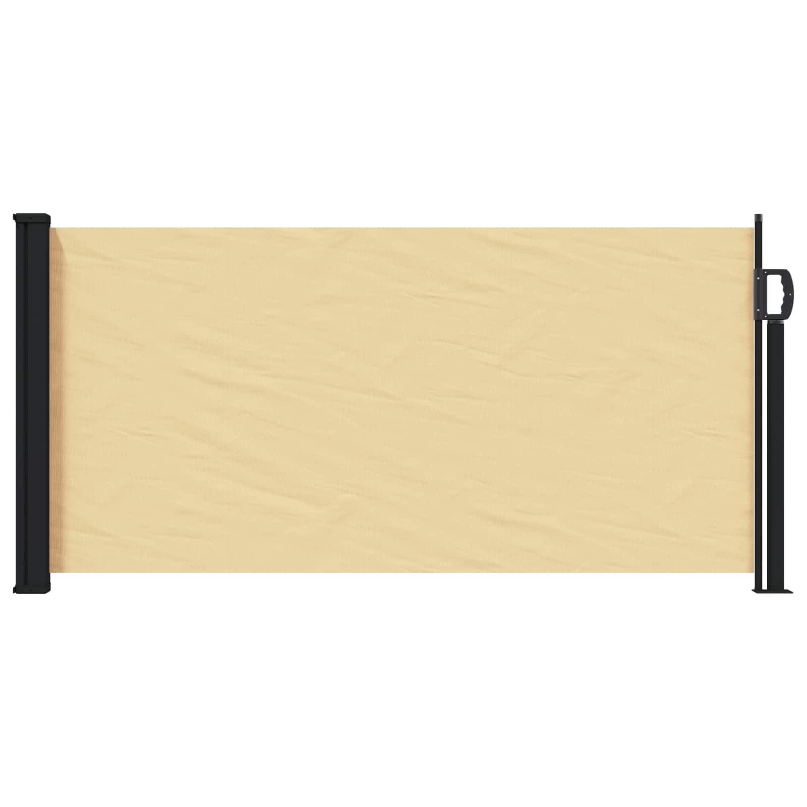 Utfällbar Sidomarkis 300 X 100 Cm Polyester Rektangulär Sand