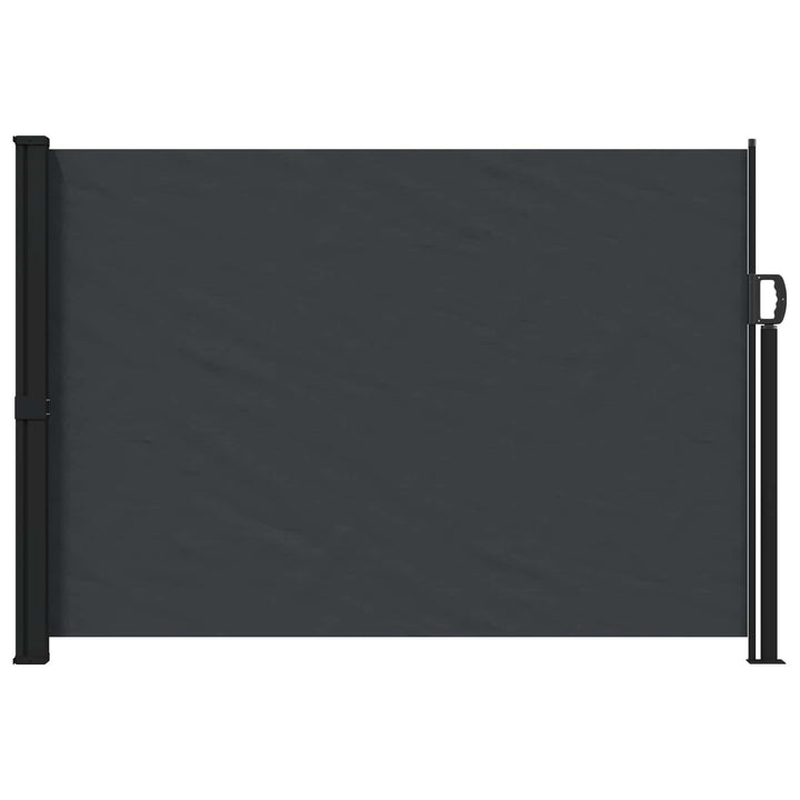 Utfällbar Sidomarkis 300 X 170 Cm Polyester Rektangulär Svart