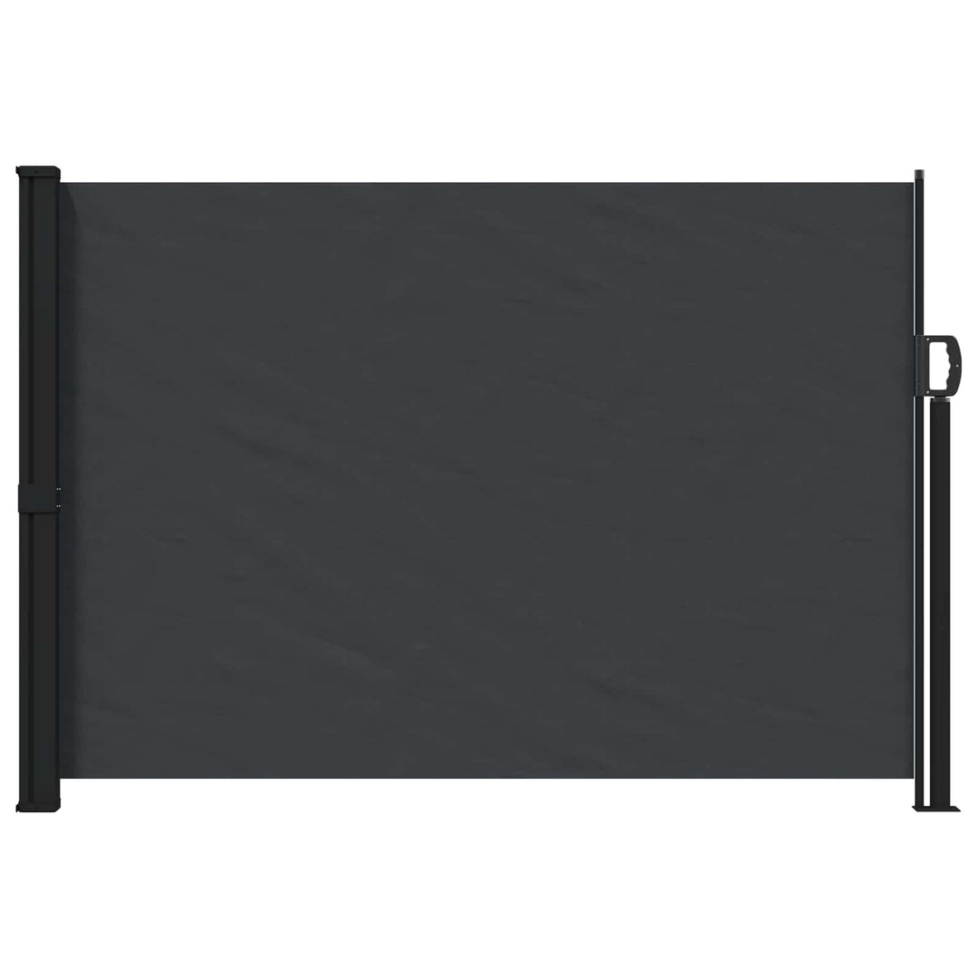 Utfällbar Sidomarkis 300 X 170 Cm Polyester Rektangulär Svart