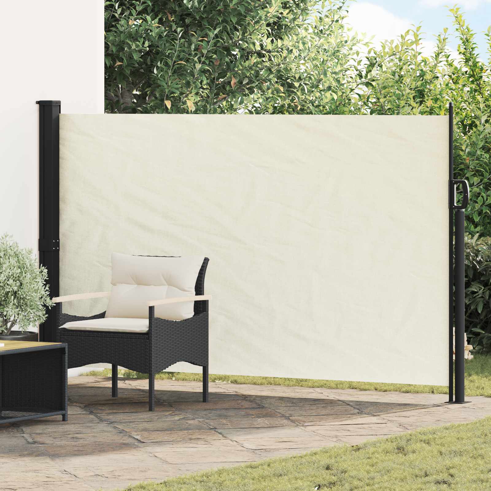 Utfällbar Sidomarkis 300 X 170 Cm Polyester Rektangulär
