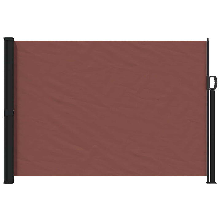 Utfällbar Sidomarkis 300 X 170 Cm Polyester Rektangulär Brun