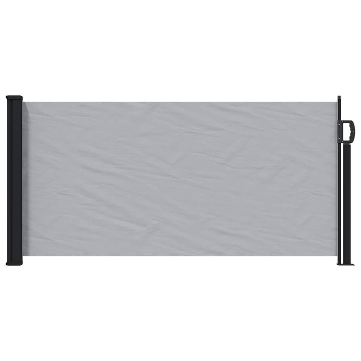 Utfällbar Sidomarkis 500 X 100 Cm Polyester Rektangulär Grå
