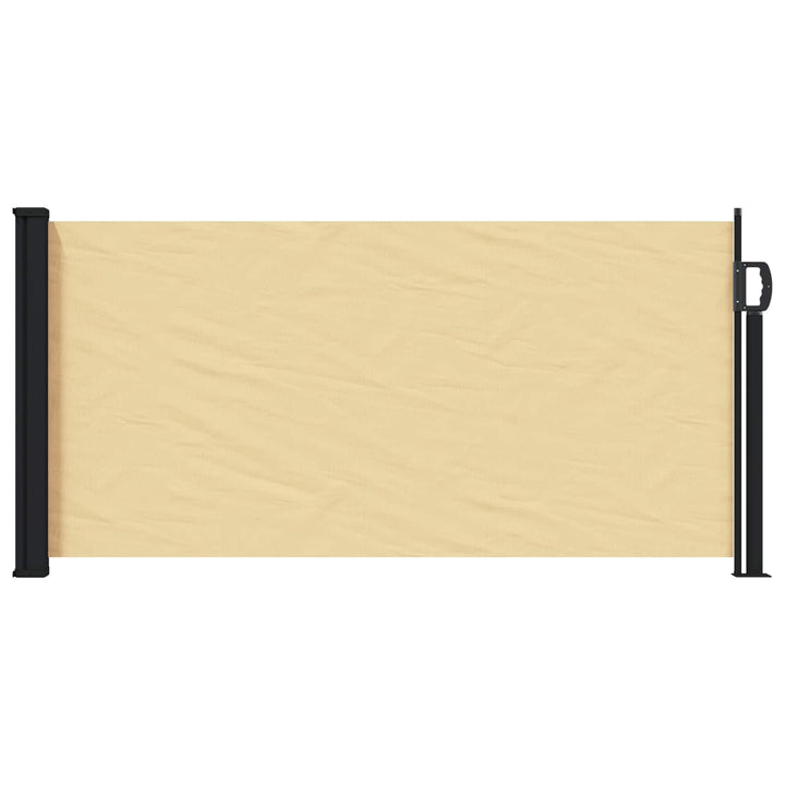 Utfällbar Sidomarkis 500 X 100 Cm Polyester Rektangulär Sand