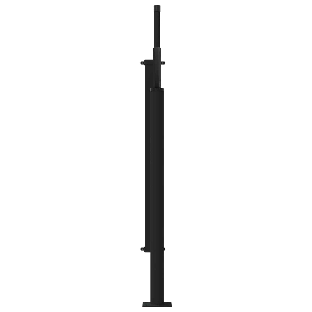 Utfällbar Sidomarkis 500 X 100 Cm Polyester Rektangulär Sand