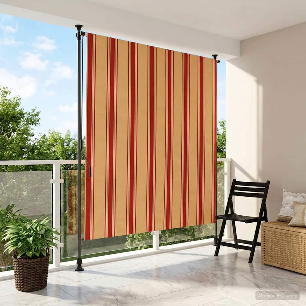 Utomhus Rullgardin Flerfärgsdesign 100 X 270 Cm