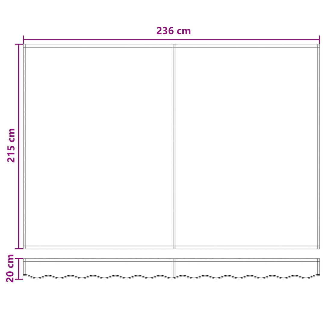Markisväv Sand 2,5 X 2 M Polyester