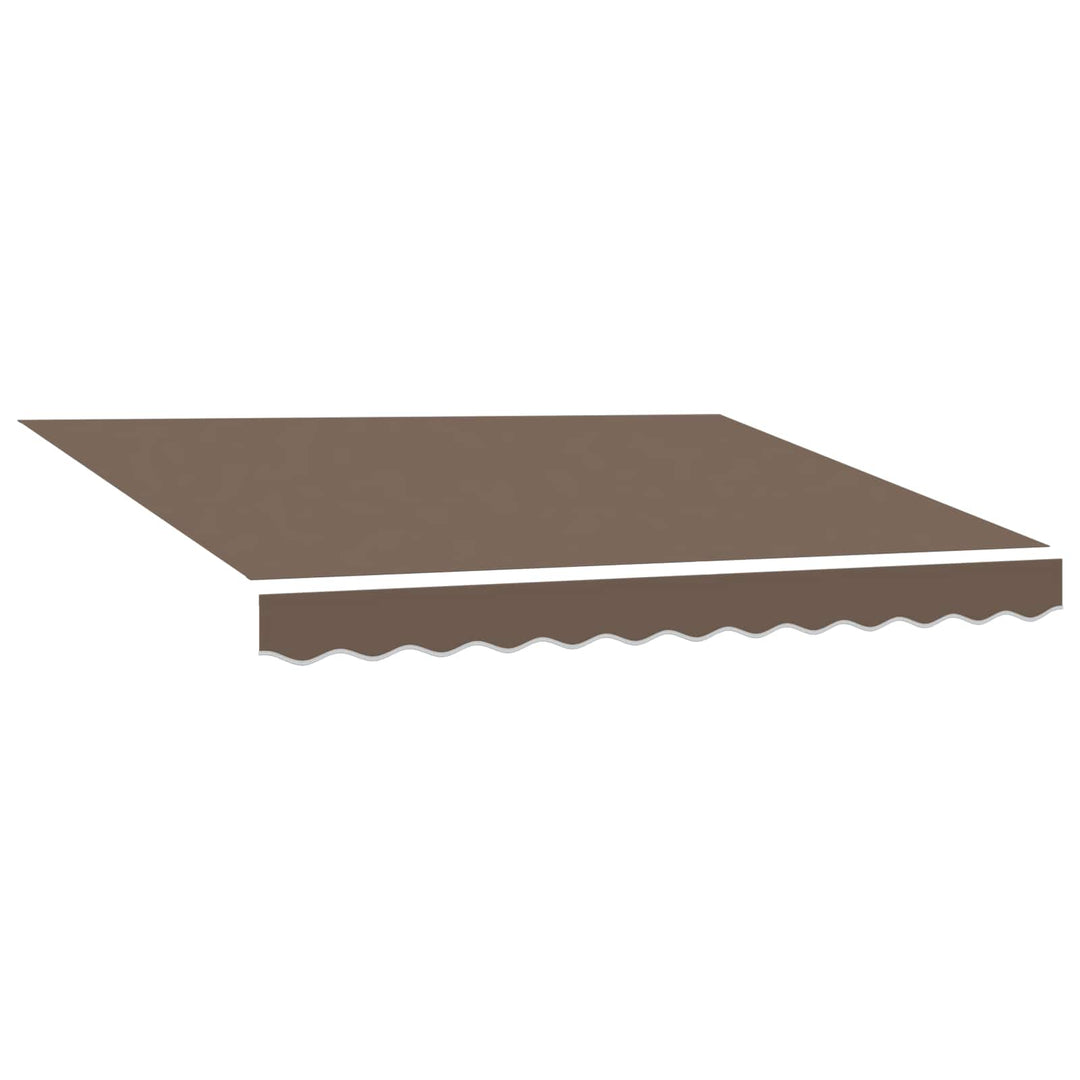 Markisväv Taupe 4 × 3,5 M Polyester