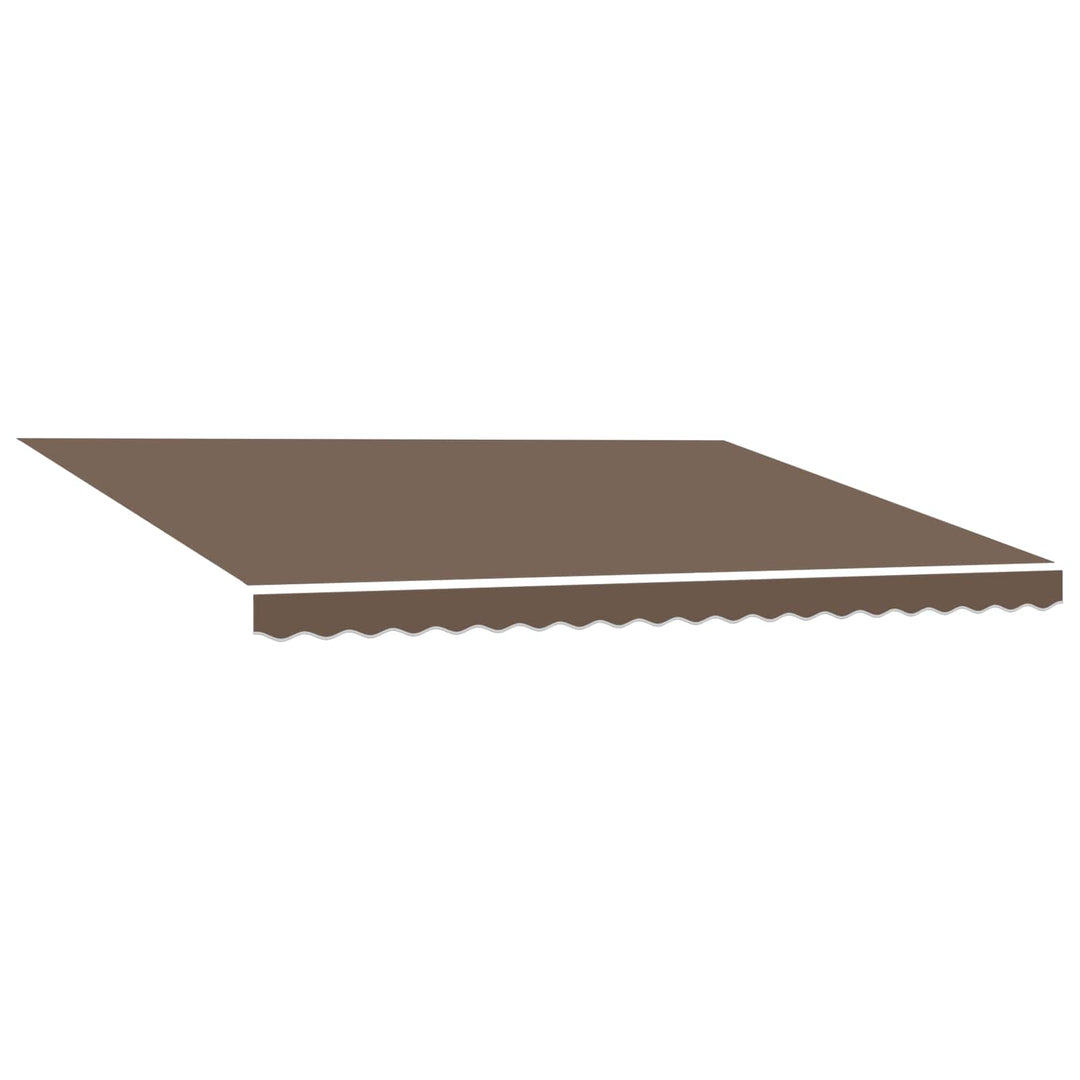 Markisväv Taupe 4,5 × 3 M Polyester