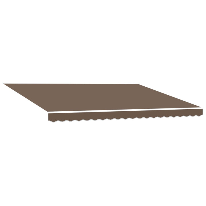 Markisväv Taupe 4,5 × 3 M Polyester