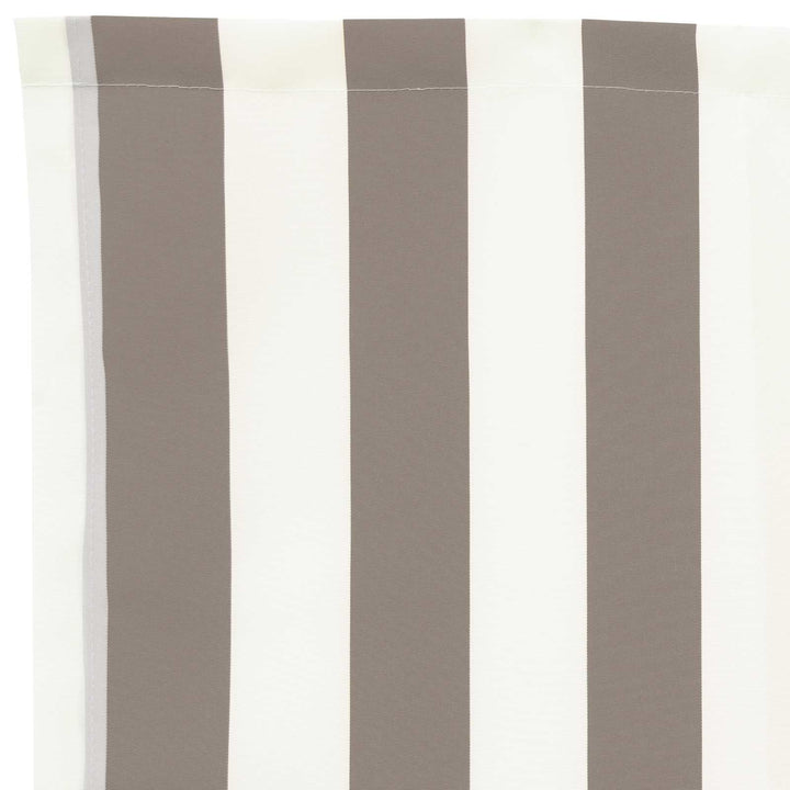 Markisväv Ljusgrå Och Vit. 4,5 × 3,5 M Polyester