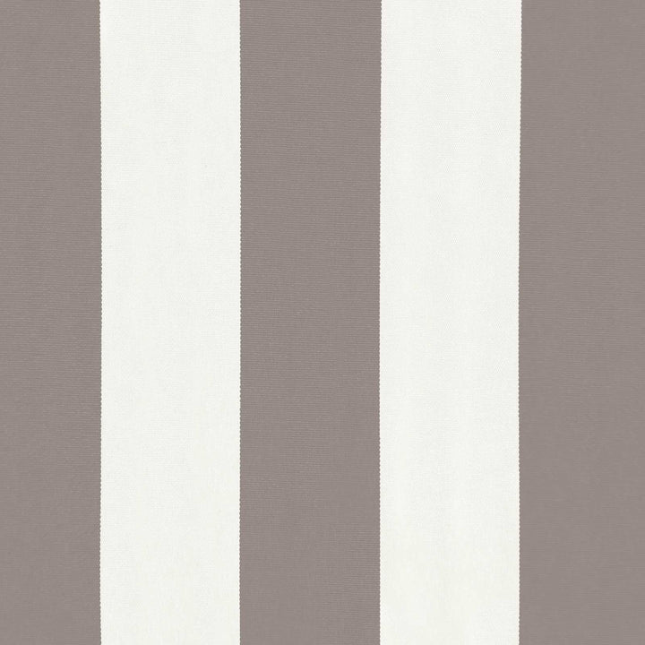 Markisväv Ljusgrå Och Vit. 6 X 3 M Polyester