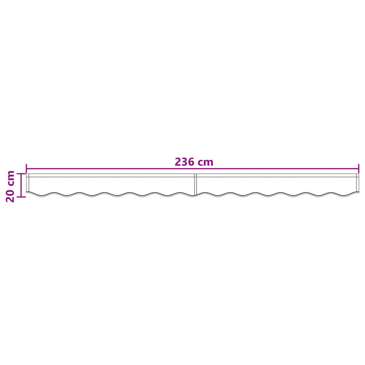 Markiskappa Ersättning Sand 2,5 M Polyester