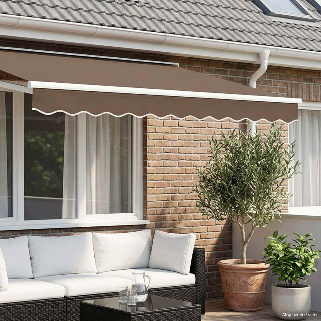 Markiskappa Ersättning Taupe 3,5 M Polyester