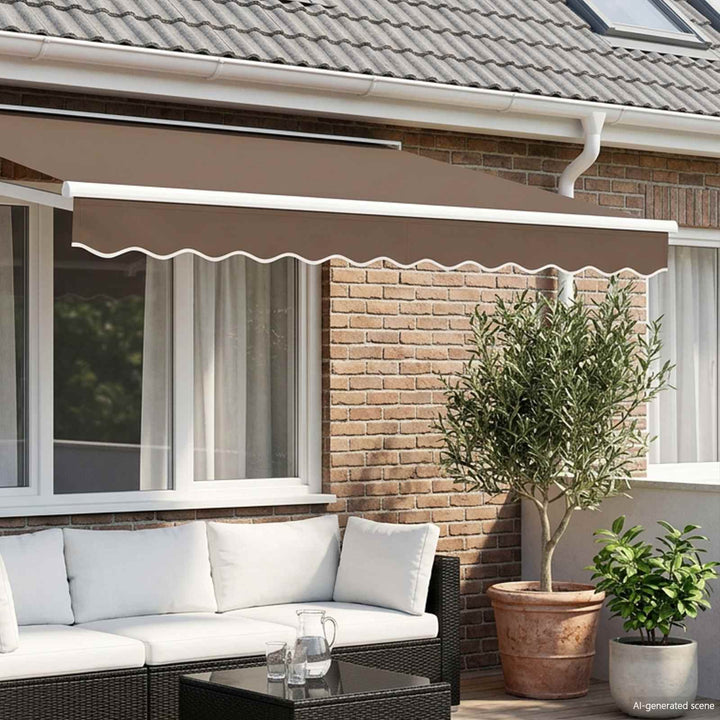 Markiskappa Ersättning Taupe 4 M Polyester