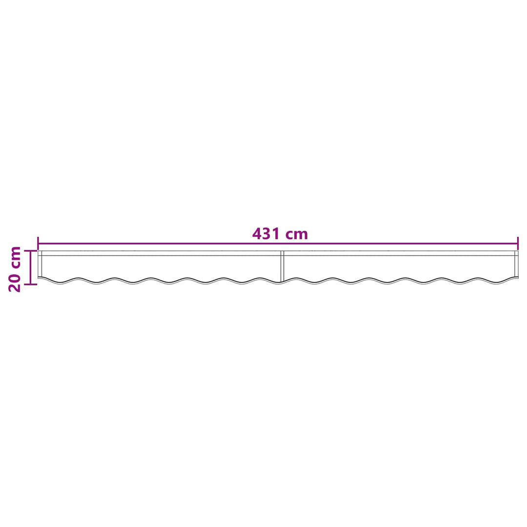 Markiskappa Ersättning Sand 4,5 M Polyester