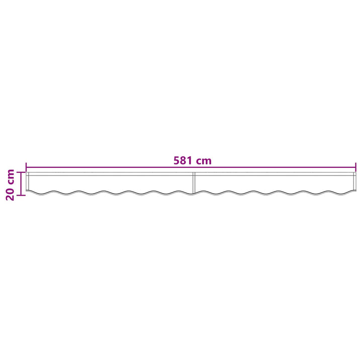 Markiskappa Ersättning Sand 6 M Polyester